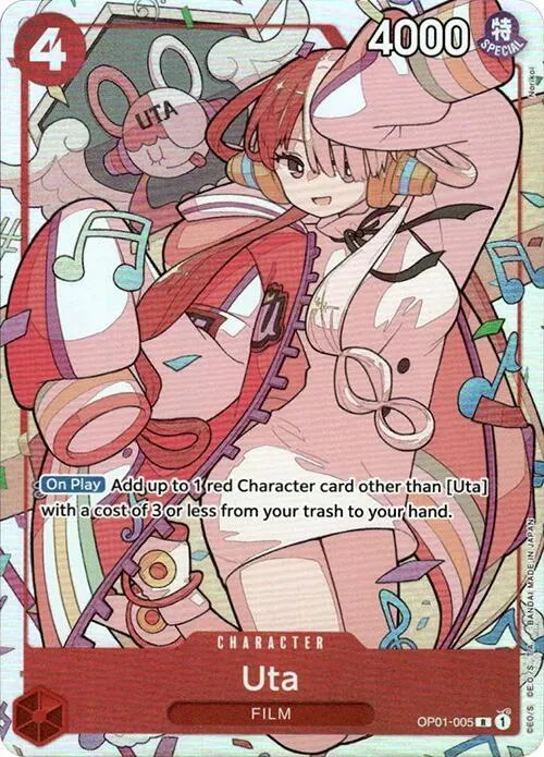 Uta - OP01-005 (Premium Card Collection -Uta-) #op1-005 – One Piece Promotion Cards