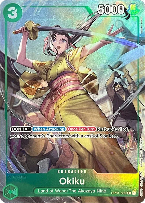 Okiku (Premium Card Collection -BANDAI CARD GAMES Fest. 23-24 Edition-) #op1-035 – One Piece Promotion Cards