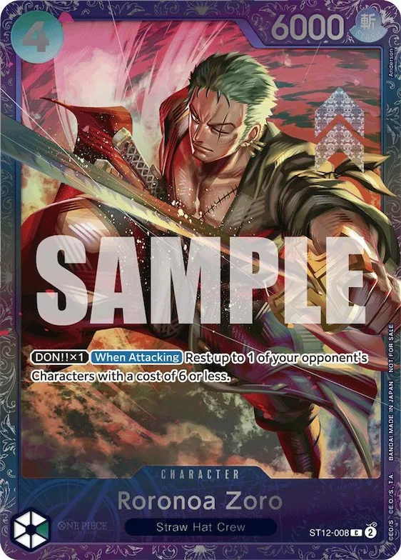 Roronoa Zoro (Treasure Cup 2024) #st12-008 – One Piece Promotion Cards