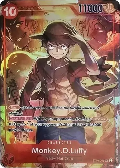 Monkey.D.Luffy (Treasure Booster Set) #st10-006 – One Piece Promotion Cards