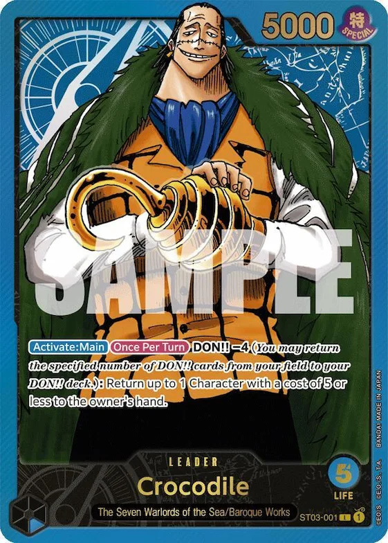 Crocodile (Premium Card Collection -Leader Collection-) #st3-001 – One Piece Promotion Cards