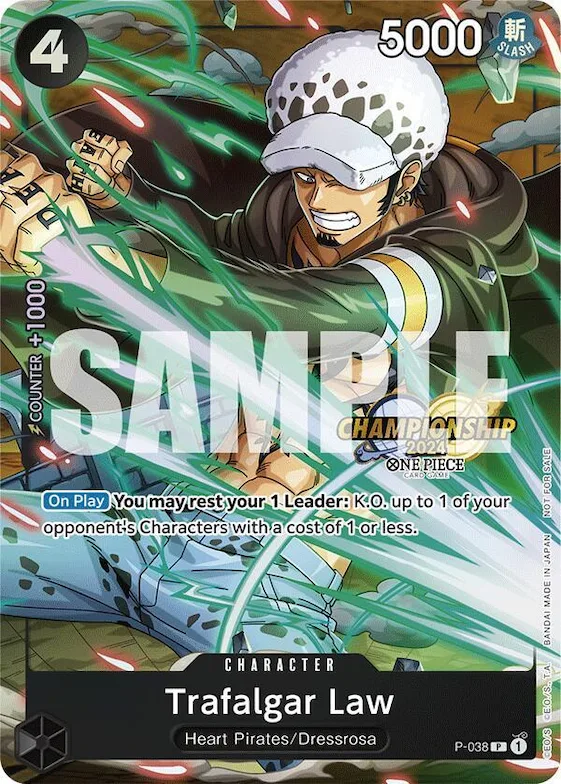 Trafalgar Law - P-038 (CS 2024 Event Pack) #p-038 – One Piece Promotion Cards