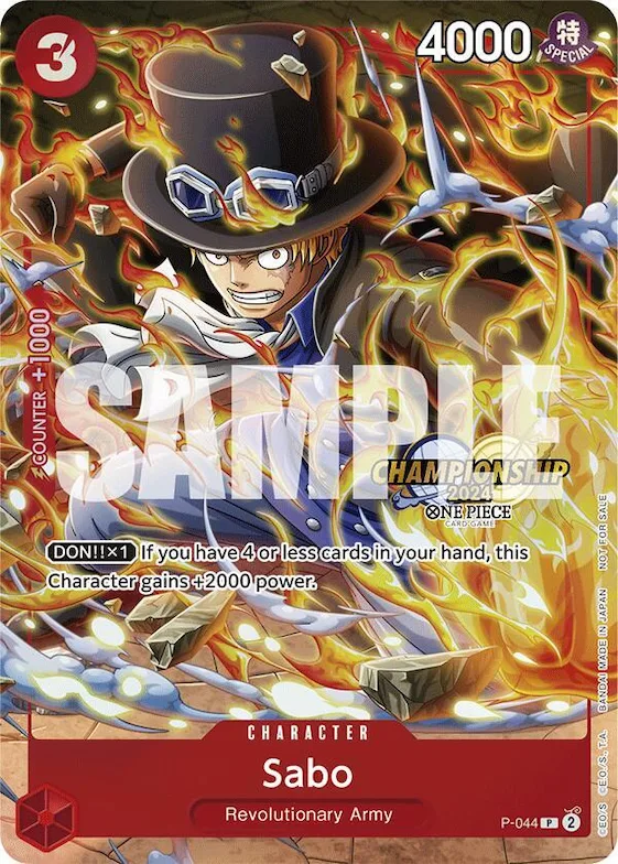 Sabo (CS 2024 Event Pack) #p-044 – One Piece Promotion Cards