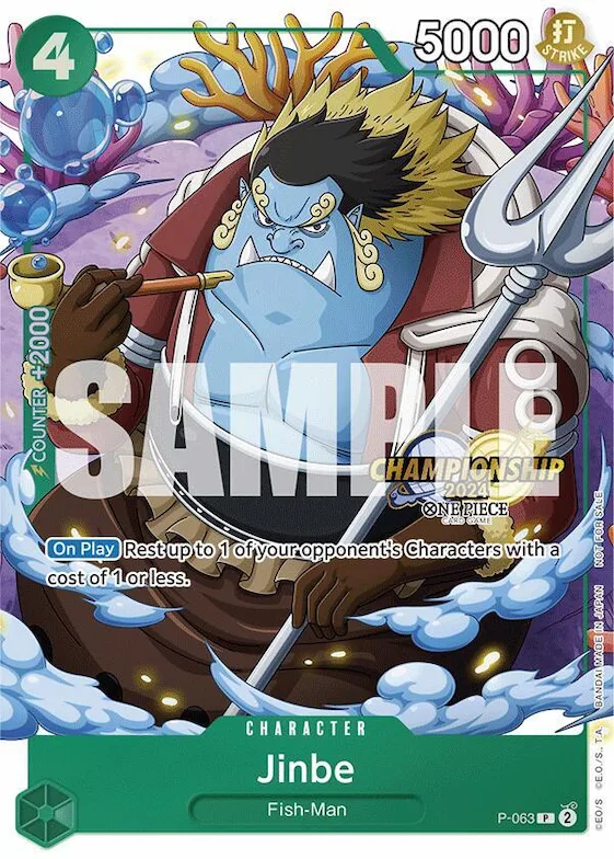 Jinbe (CS 2024 Event Pack) #p-063 – One Piece Promotion Cards