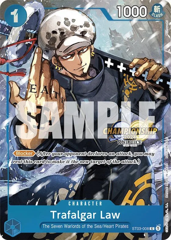 Trafalgar Law - ST03-008 (CS 2024 Event Pack) #st3-008 – One Piece Promotion Cards