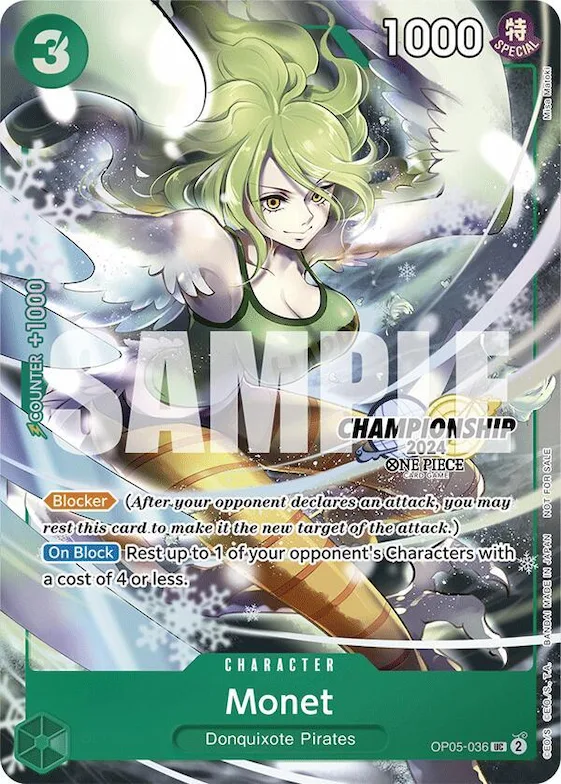 Monet (CS 2024 Event Pack Finalist) #op5-036 – One Piece Promotion Cards