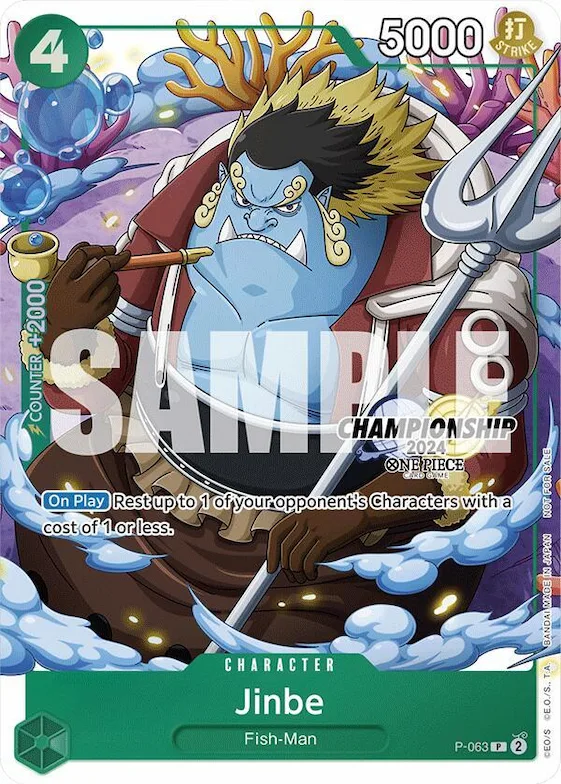 Jinbe (CS 2024 Event Pack Finalist) #p-063 – One Piece Promotion Cards