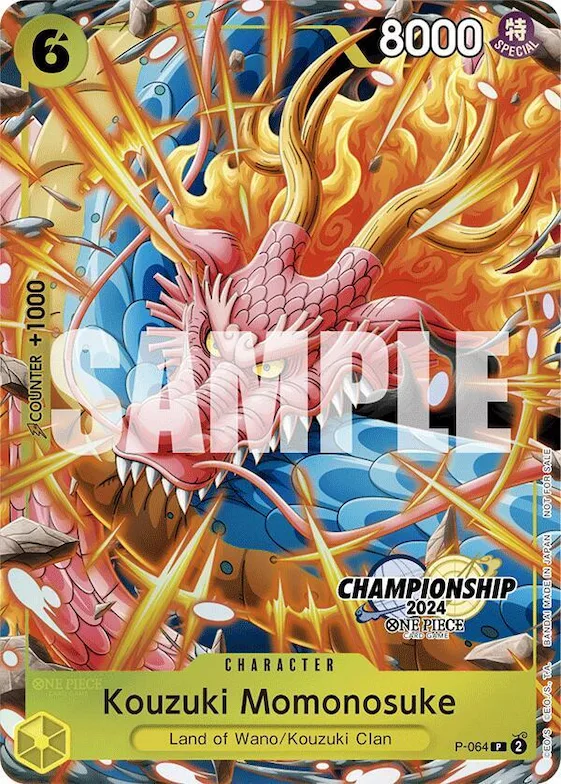 Kouzuki Momonosuke (CS 2024 Event Pack Finalist) #p-064 – One Piece Promotion Cards