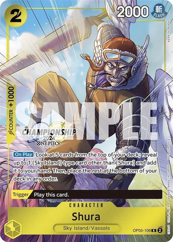 Shura (CS 2024 Celebration Pack) #op5-106 – One Piece Promotion Cards