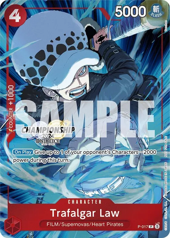 Trafalgar Law (CS 2024 Celebration Pack) #p-017 – One Piece Promotion Cards