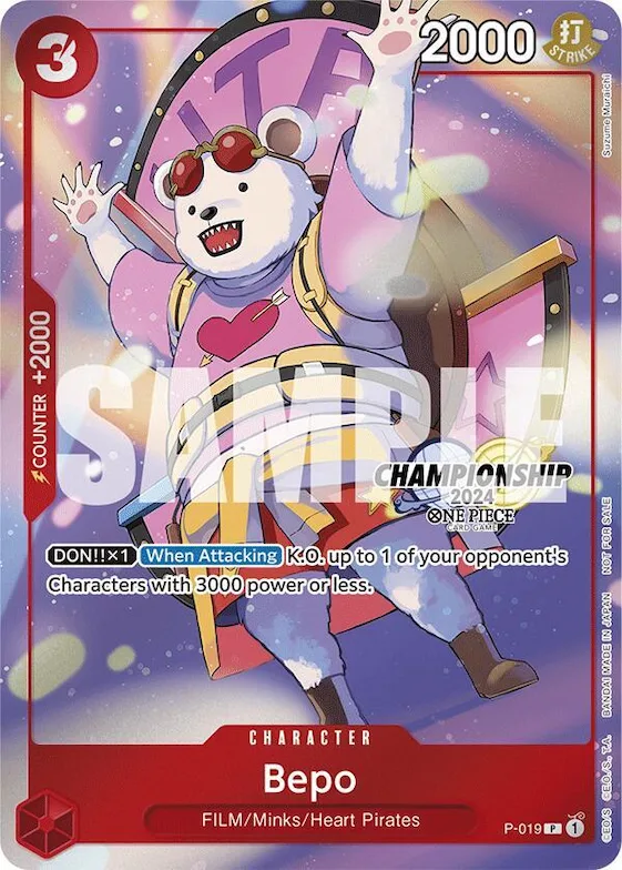Bepo (CS 2024 Celebration Pack) #p-019 – One Piece Promotion Cards