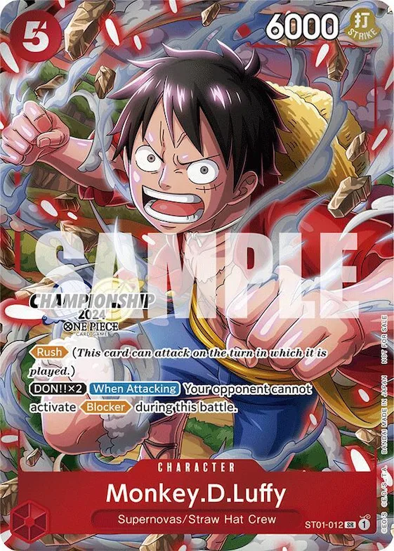 Monkey.D.Luffy (CS 2024 Celebration Pack) #st1-012 – One Piece Promotion Cards