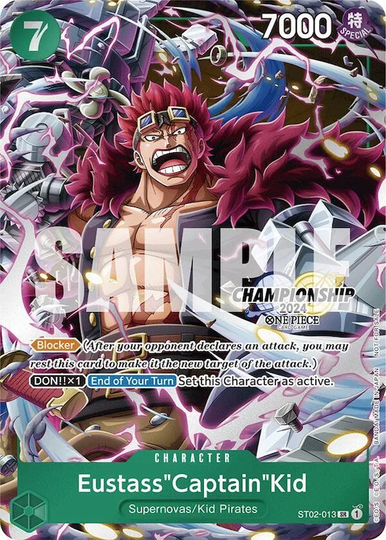 Eustass"Captain"Kid (CS 2024 Celebration Pack) #st2-013 – One Piece Promotion Cards