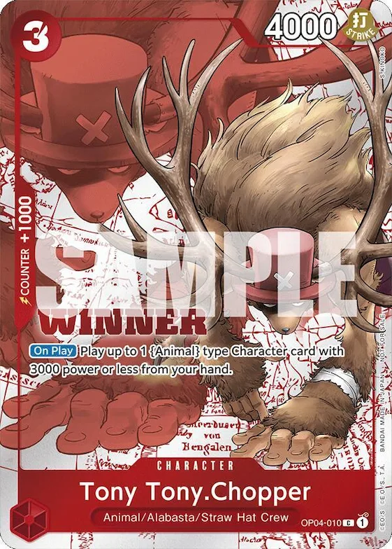 Tony Tony.Chopper (Winner Pack 2024 Oct.-Dec.) #op4-010 – One Piece Promotion Cards