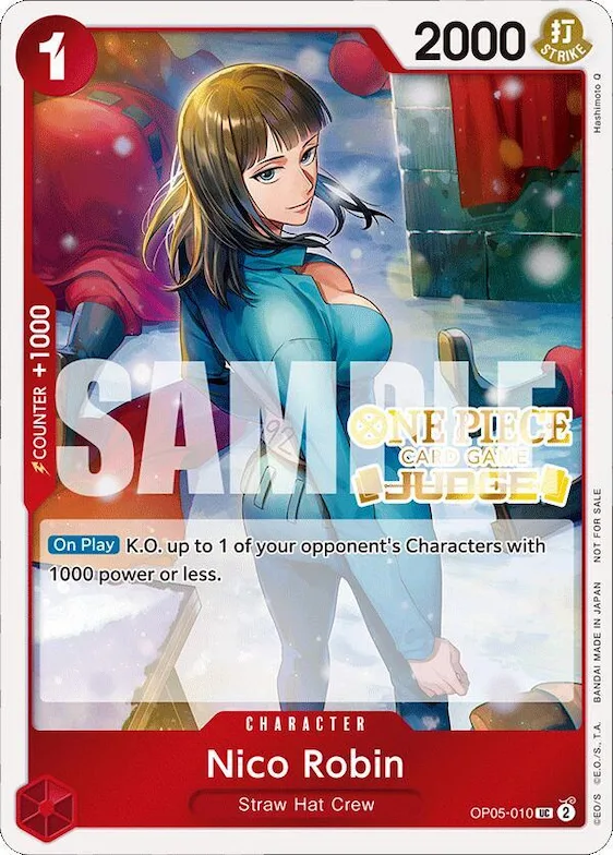 Nico Robin (Judge Pack Vol. 4) #op5-010 – One Piece Promotion Cards