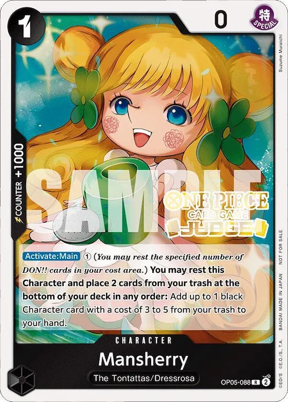 Mansherry (Judge Pack Vol. 4) #op5-088 – One Piece Promotion Cards