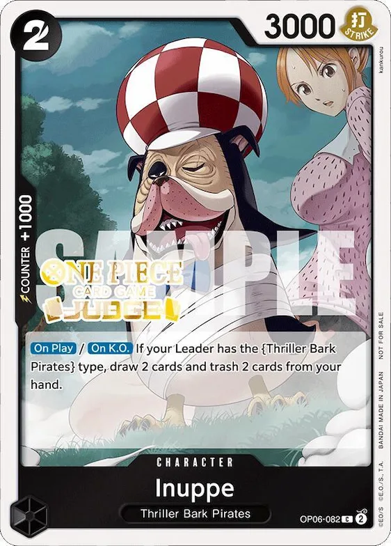 Inuppe (Judge Pack Vol. 4) #op6-082 – One Piece Promotion Cards