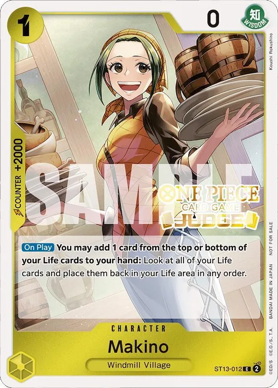 Makino (Judge Pack Vol. 4) #st13-012 – One Piece Promotion Cards
