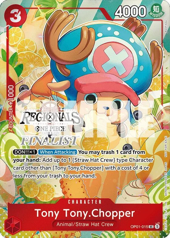 Tony Tony.Chopper (Offline Regional 2024 Vol. 3) [Finalist] #op1-015 – One Piece Promotion Cards