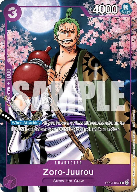 Zoro-Juurou (Event Pack Vol. 5) #op5-067 – One Piece Promotion Cards