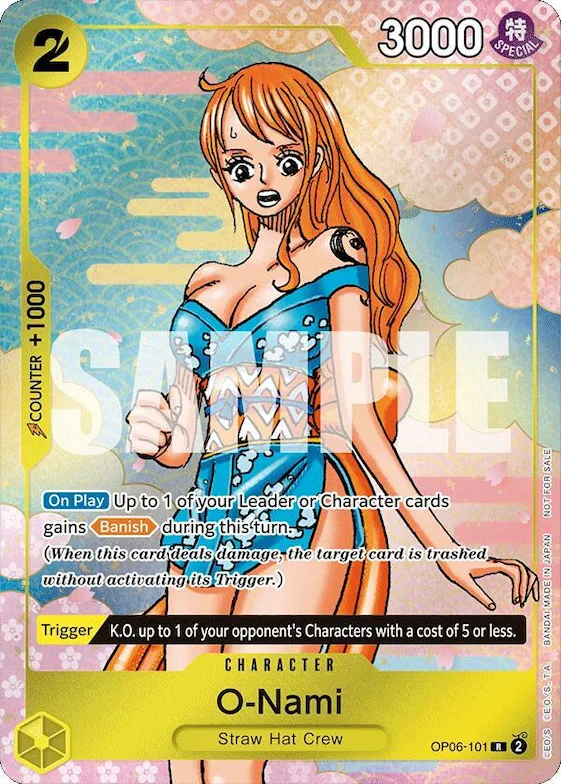 O-Nami (Event Pack Vol. 5) #op6-101 – One Piece Promotion Cards