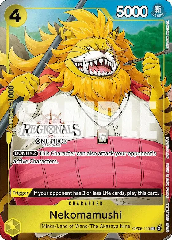Nekomamushi (Offline Regional 2024 Vol. 3) #op6-110 – One Piece Promotion Cards