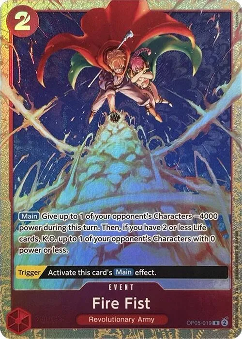 Fire Fist (Premium Card Collection -Best Selection Vol. 2-) #op5-019 – One Piece Promotion Cards