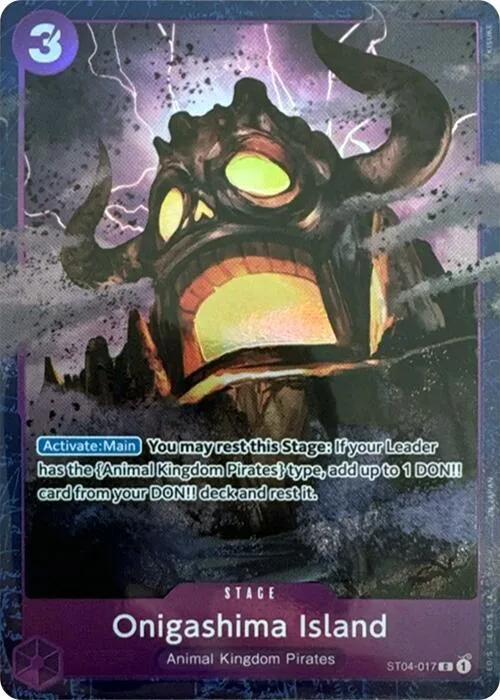 Onigashima Island (Premium Card Collection -Best Selection Vol. 2-) #st4-017 – One Piece Promotion Cards
