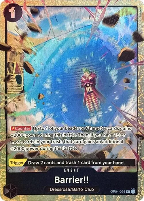 Barrier!! (Premium Card Collection -Best Selection Vol. 2-) #op4-095 – One Piece Promotion Cards