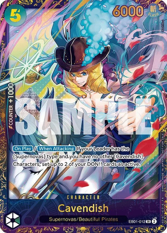 Cavendish (Treasure Cup 2024) #eb1-012 – One Piece Promotion Cards