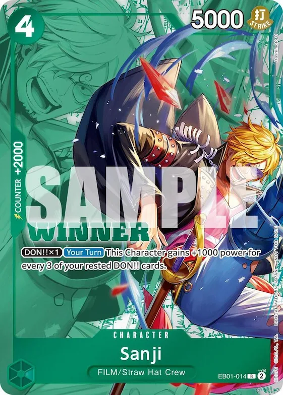 Sanji (Winner Pack 2025 Vol. 1) #eb1-014 – One Piece Promotion Cards