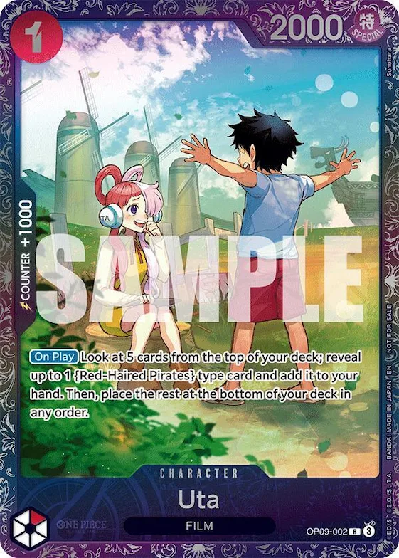 Uta (Treasure Cup 2025) #op9-002 – One Piece Promotion Cards