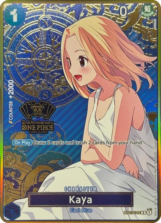 Kaya (One Piece Japanese Version 2nd Anniversary Set) #op3-044 – One Piece Promotion Cards