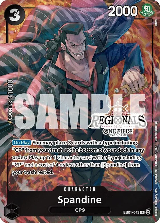 Spandine (Offline Regional Participation Pack 2025 Vol.1) #eb1-043 – One Piece Promotion Cards