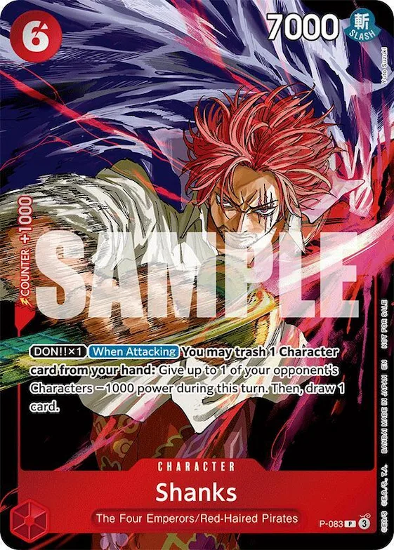 Shanks (Event Pack Vol. 6) #p-083 – One Piece Promotion Cards
