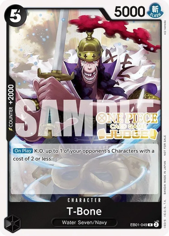 T-Bone (Judge Pack Vol. 5) #eb1-049 – One Piece Promotion Cards