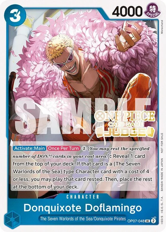 Donquixote Doflamingo (Judge Pack Vol. 5) #op7-048 – One Piece Promotion Cards