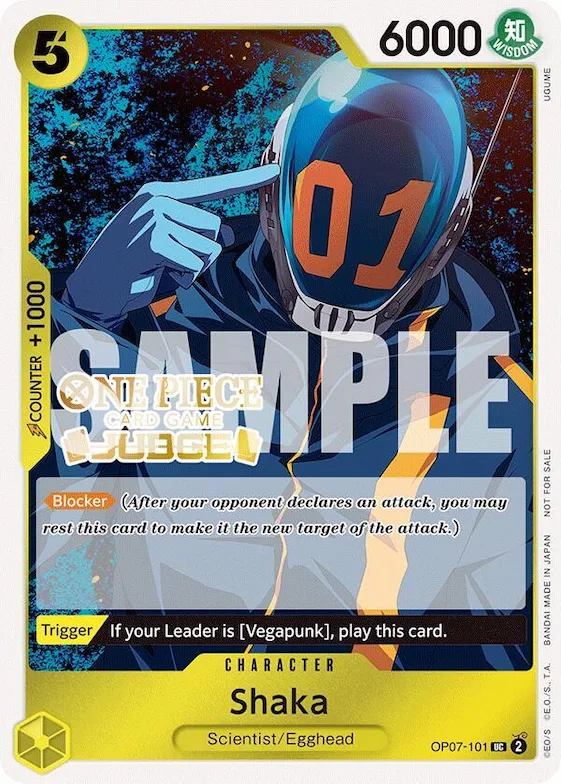 Shaka (Judge Pack Vol. 5) #op7-101 – One Piece Promotion Cards