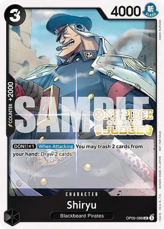 Shiryu (Judge Pack Vol. 5) #op9-088 – One Piece Promotion Cards