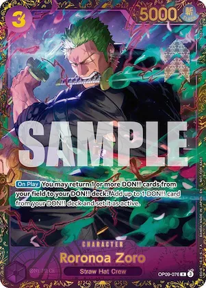 Roronoa Zoro (Championship 25-26 Regionals Season 1) #op9-076 – One Piece Promotion Cards