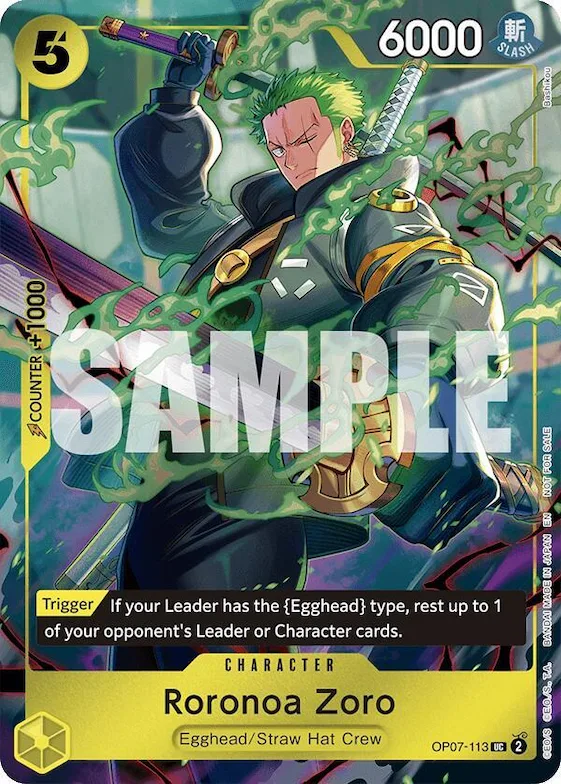 Roronoa Zoro (One Piece Day Dallas 2025) #op7-113 – One Piece Promotion Cards