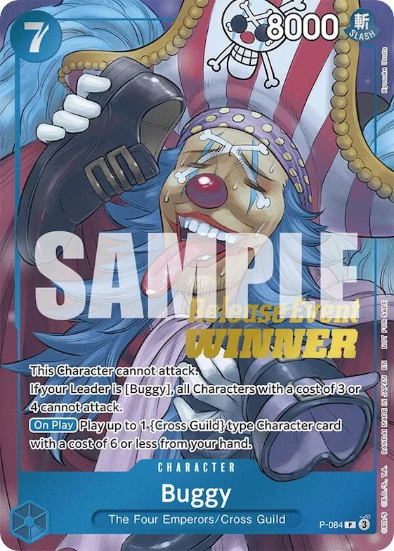 Buggy (OP10 Release Event Winner) #p-084 – One Piece Promotion Cards