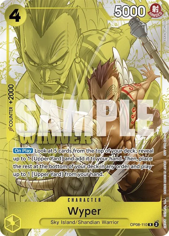 Wyper (Winner Pack 2025 Vol. 2) #op8-110 – One Piece Promotion Cards