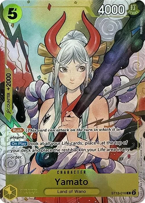 Yamato (Illustration Box Vol.2) #st13-016 – One Piece Promotion Cards