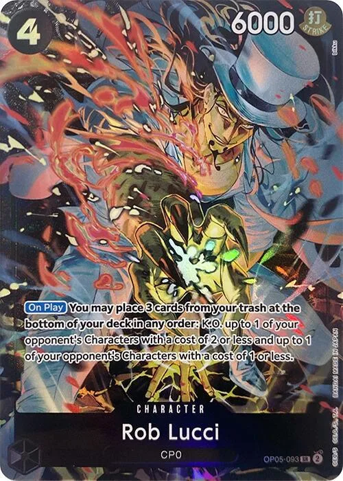 Rob Lucci (Illustration Box EX) #op5-093 – One Piece Promotion Cards