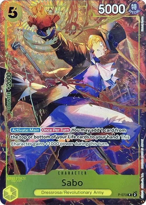 Sabo (Premium Card Collection -Best Selection Vol. 3-) #p-073 – One Piece Promotion Cards