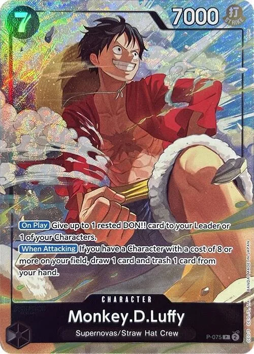Monkey.D.Luffy (Premium Card Collection -Best Selection Vol. 3-) #p-075 – One Piece Promotion Cards