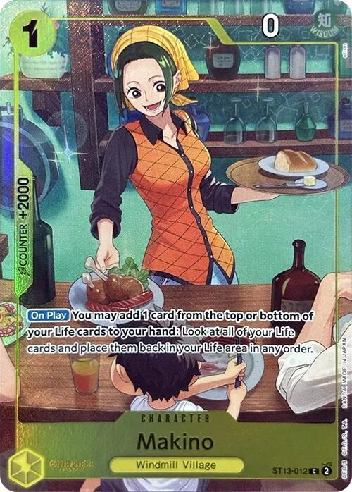 Makino (Premium Card Collection -Best Selection Vol. 3-) #st13-012 – One Piece Promotion Cards