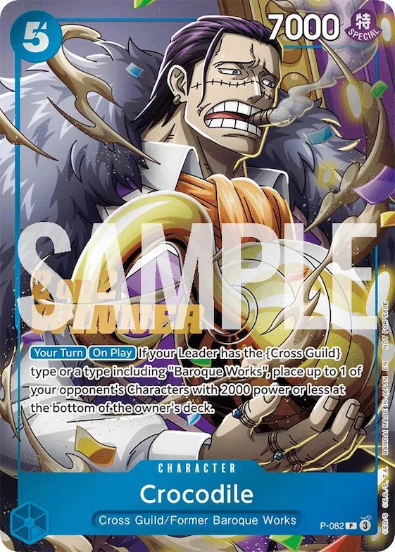 Crocodile (Store 2-on-2 Battle 2025 Winner) #p-082 – One Piece Promotion Cards