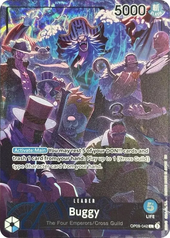 Buggy (English Version 2nd  Anniversary Set) #op9-042 – One Piece Promotion Cards